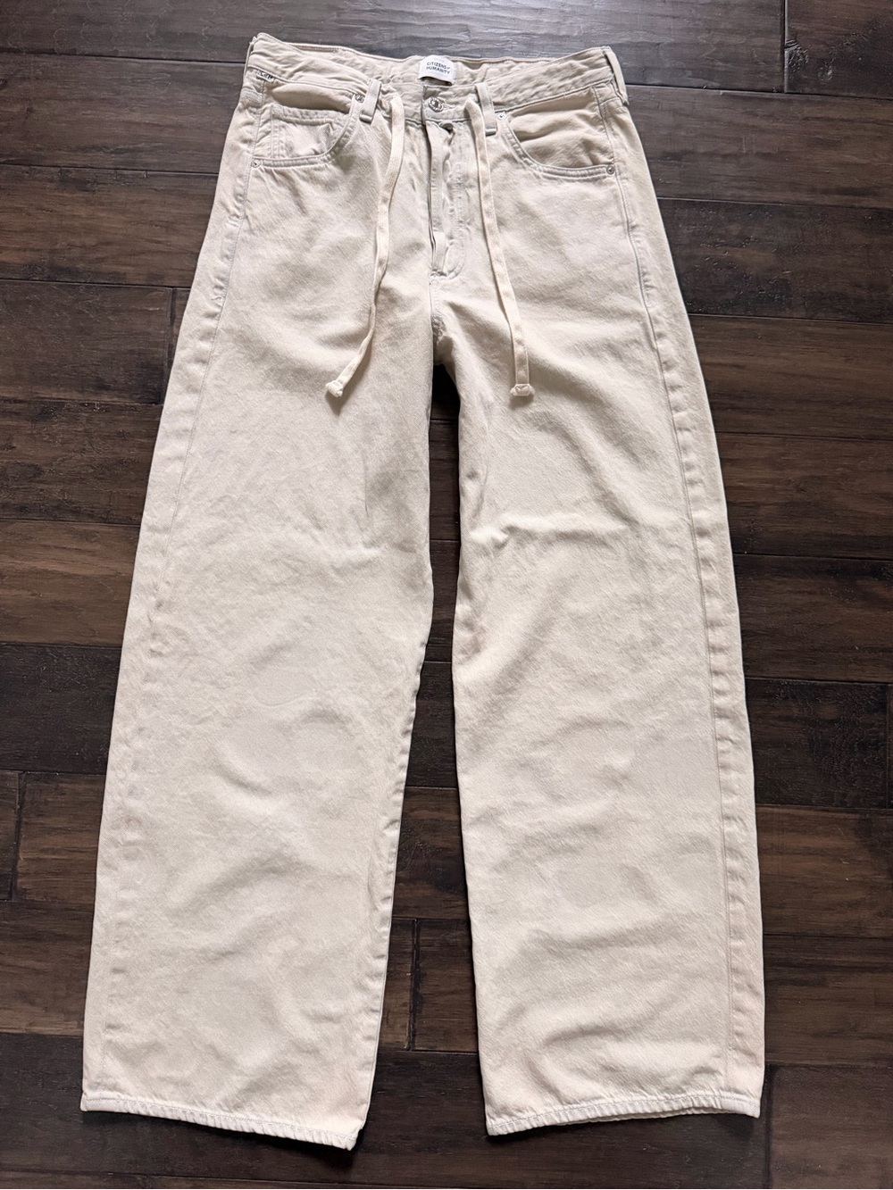 CITIZENS OF HUMANITY Amazing Brynn High Rise Bow Leg Drawstring Jeans 27 $300!!